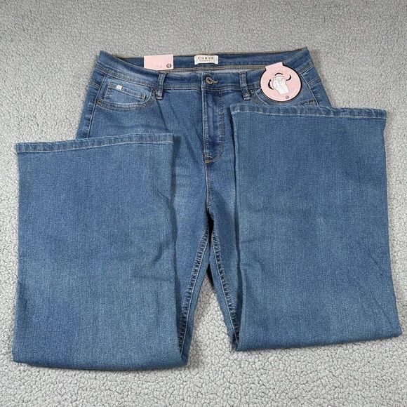 Curve Appeal Jeans Curveappeal Jeans Culotte Wide Leg Flared High